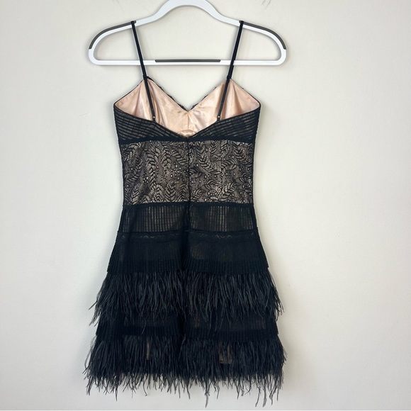 BCBGMaxAzria Black and Nude Mini Dress - Picture 4 of 7
